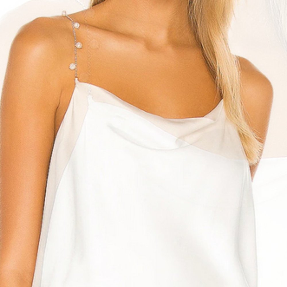 DO + BE White Top Chain Shoulderstraps L